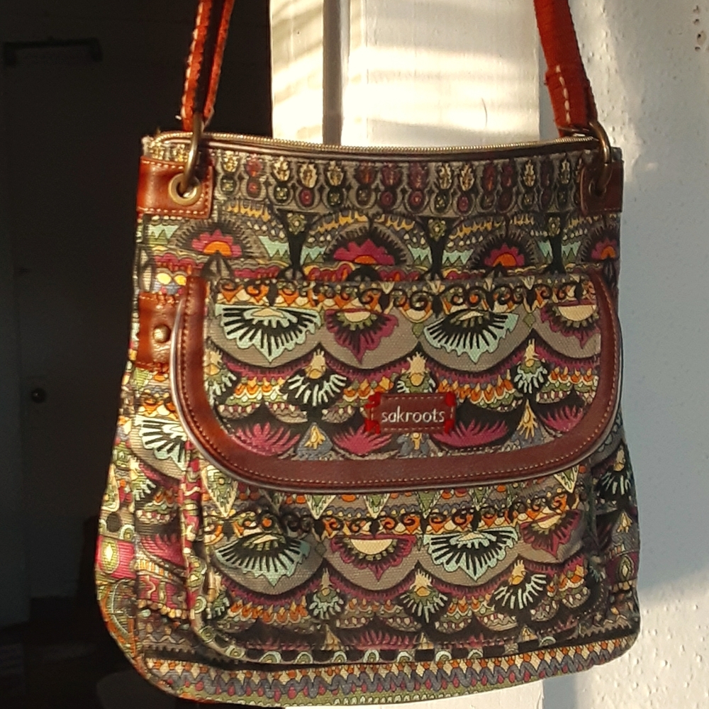 THE SAK Sakroots Boho Crossbody Handbag Purse